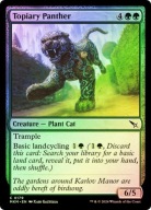 Karta Magic: The Gathering Topiary Panther MKM *Foil*