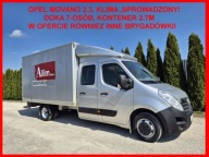 Opel Movano 2.3 165KM bez AdBlue Brygadowka Doka Kontener Dubel kabina Kl