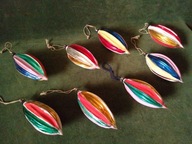 Piękne szklane bombki choinkowe z czasów PRL-u