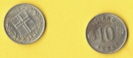 ISLANDIA 10 AURAR 1960 r.