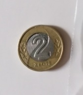 Moneta 2zł 2008 DESTRUKT
