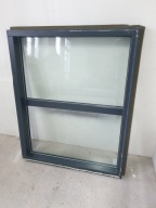 OKNA Stałe Drewniane Sosnowe Antracyt 95x119cm 28 sztuk okno Fix
