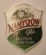 ETYKIETA - BROWAR NAMYSŁÓW - NAMYSŁÓW Pils - DLA TYCH CO SIĘ ZNAJĄ