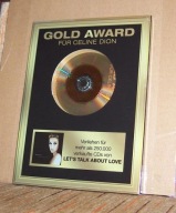 CELINE DION - Let's Talk About Love - nowa GOLD CD AWARD