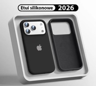Etui do Apple iPhone 17 Pro Silicone czarny Z LOGO plecki