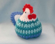 Kurka na szydełku / kogucik / kura / Wielkanoc