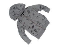 Bluza F&F kaptur rozpinana dinozaury 92 cm #104