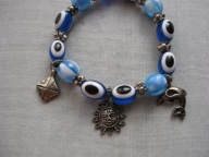 STARA BRANSOLETKA Z OCZAMI PROROKA CHRONIĄCA PRZED ZŁYMI MOCAMI I UROKIEM