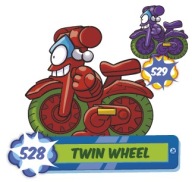 SUPER ZINGS seria 7 529 Twin Wheel fioletowy