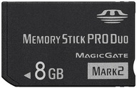 NOWA KONSOLA SONY PSP ORYGINAŁ KARTA MEMORY STICK PRO DUO 8GB MAGICGATE