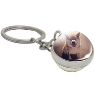 Brelok do kluczy/ka - Siberian Husky - ozdoba zawieszka plecak, portfel