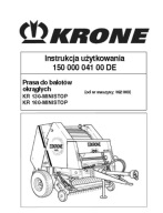 Krone KR 130 Ministop, 160 Ministop - instrukcja obsługi pras do balotów PL