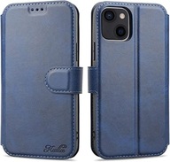 Skórzany futerał Keallce IPHONE13 MINI niebieski
