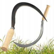 SIERP ZĄBKOWANY DO OGRODU KOSA RĘCZNA 33CM BEGRIS