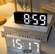 Zegar cyfrowy z lusterkiem