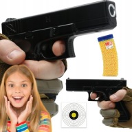 METALOWY PISTOLET NA KULKI PLASTIKOWE REPLIKA IMITACJA 800 KULEK