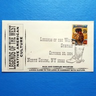 USA Sc# 2870e 1994r. Koperta okolicznościowa-"Legendy Dzikiego Zachodu"