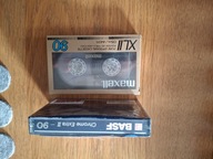 OKAZJA - Kasety magnetofonowe nowe 47 sztuk BASF, SONY, TDK, MAXELL Chrom