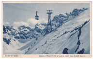 Tatry Kolejka Linowa wagonik Kasprowy Wierch lat 30 zimą