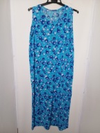 sukienka turkusowa szafirowa