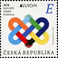 Czechy 2023 Znaczek 1201 ** Europa CEPT pokój