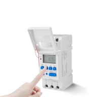 Cyfrowy wyłącznik czasowy Programowalny THC-30A tygodniowy, 30A, szyna DIN