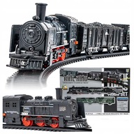 KOLEJKA ELEKTRYCZNA XXL POCIĄG LOKOMOTYWA + TOR DLA DZIECI ZABAWKA CIUCHCIA