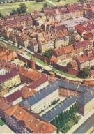 WARSZAWA - STARE MIASTO - Z LOTU PTAKA