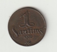 Lotwa 1 sentimi 1932 stan 1