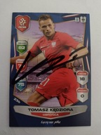 Karta panini autograf Polska Tomasz Kędziora PZPN