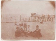 DZIWNÓW ~ 1893 Ost- Dievenow~ Plaża morze molo~Fotografia prywatna~ RARE!!