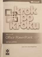 Microsoft Office PowerPoint 2007 Joan Preppernau, Joyce Cox