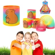 SPRĘŻYNA KOLOROWA KAPIBARA 9 CM MAGICZNA SPRĘŻYNKA ZRĘCZNOŚCIOWA DLA DZIECI