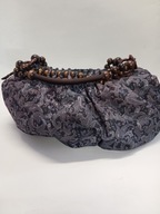 torebka granatowa fioletowa