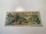 Kongo - 50 franków - 1962
