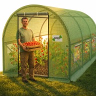 TUNEL FOLIOWY OGRODOWY 2X3M SZKLARNIA OGRODOWA FOLIOWA FOLIAK PAWILON 6m2
