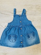 Sukienka jeasowa rozm. 9-12 miesięcy F&F + GRATIS