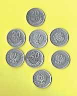 POLSKA 20 groszy 1976 r. / cyfra 6 mała /