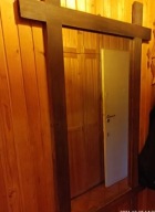 LUSTRO_Vintage/ Wykonane_Ręczne/ Duże_Brąz/ Drewno_UŻYWANE