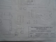 MODELARSTWO OKRĘTOWE PLAN KUTER RAKIETOWY PROJEKT NATO OSA I TRZY ARKUSZE