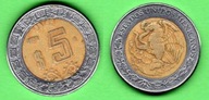 Meksyk 5 peso, 1998 KM#605
