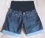 MAMA LICIOUS!KRÓTKIE SPODENKI CIĄŻOWE JEANS r.30/L