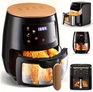 FRYTKOWNICA BEZTŁUSZCZOWA AIRFRYER FRYTOWNICA DUŻA POJEMNOŚĆ 6L BEZPIECZNY