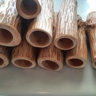 Grota dla glonojada drewniana śr.38 mm do akwarium