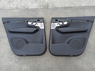 Volvo XC90 II tapicerka boczek drzwi lewy prawy tył biała nić roleta