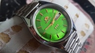 Orient Crystal Automatic Japan -- soczysto zielony