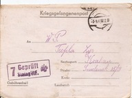 STALAG VI F -list jeniecki - BOCHOLT -KRAKÓW -obieg 1941 rok