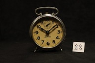 Stary budzik mechaniczny antyk - sprawny