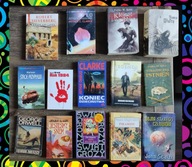 Zestaw 14 x sciencefiction fantasy Clarke Kres Scalzi Simmons LeGuin Orwell