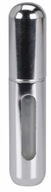 Atomizer aluminiowy do perfum, podróżna mini butelka 5ml - kolor srebrny